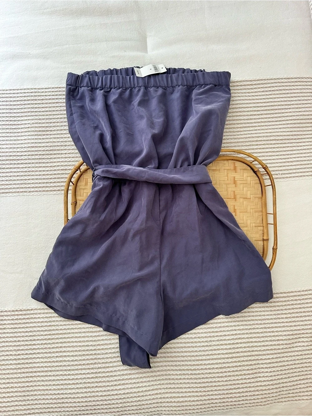 Banana Republic Strapless Tie-Waist Romper